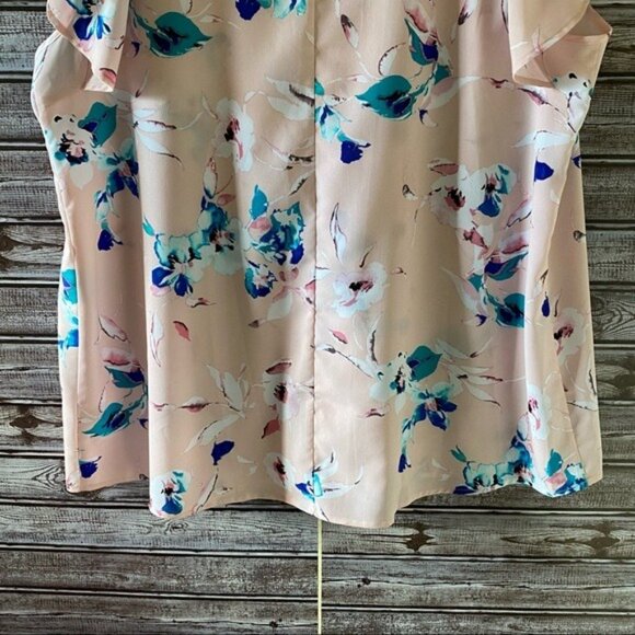 NWT Lane Bryant Women's Floral Print Blouse Size 16 - Picture 6 of 9